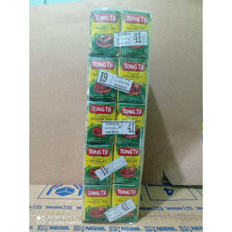 Jual SLOP TONG TJI PREMIUM Jasmine 9GRAM X 50BOX TEH TONGJI BUBUK /TEH ...