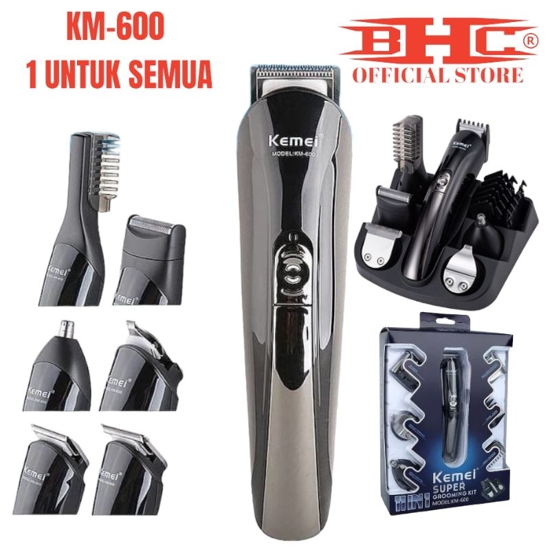 Jual Mesin Cukur Rambut All In One KM-600 alat pencukur rambut hair ...