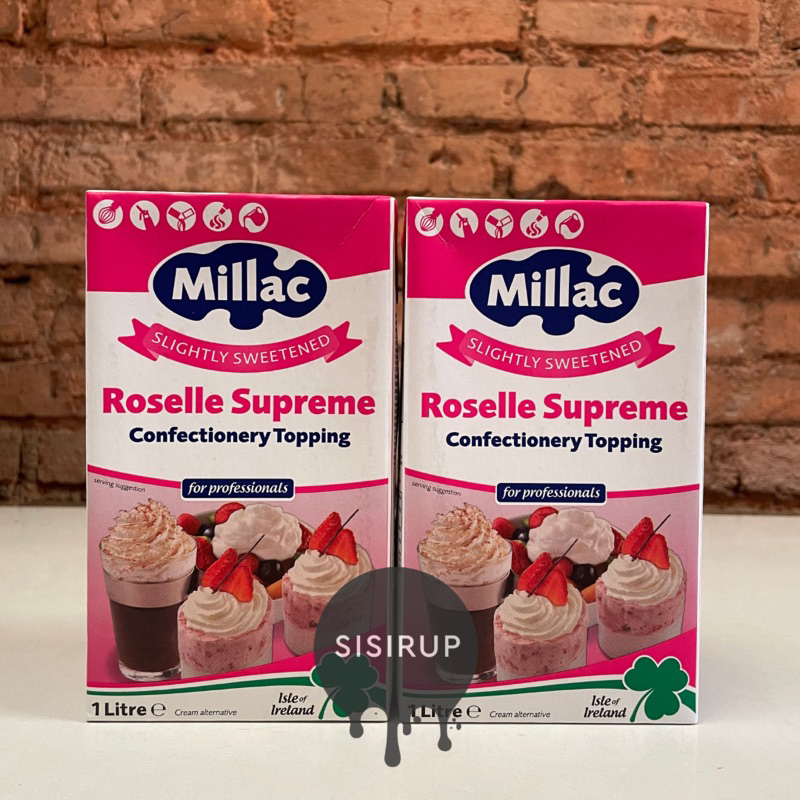 Jual ROSELLE SUPREME MILLAC / Topping Whipping Cream Milac Roselle ...