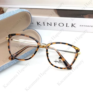Kacamata Minus Frame Selyne Paket Frame Lensa Anti Radiasi Kacamata Wanita Anti Uv Kaca Mata