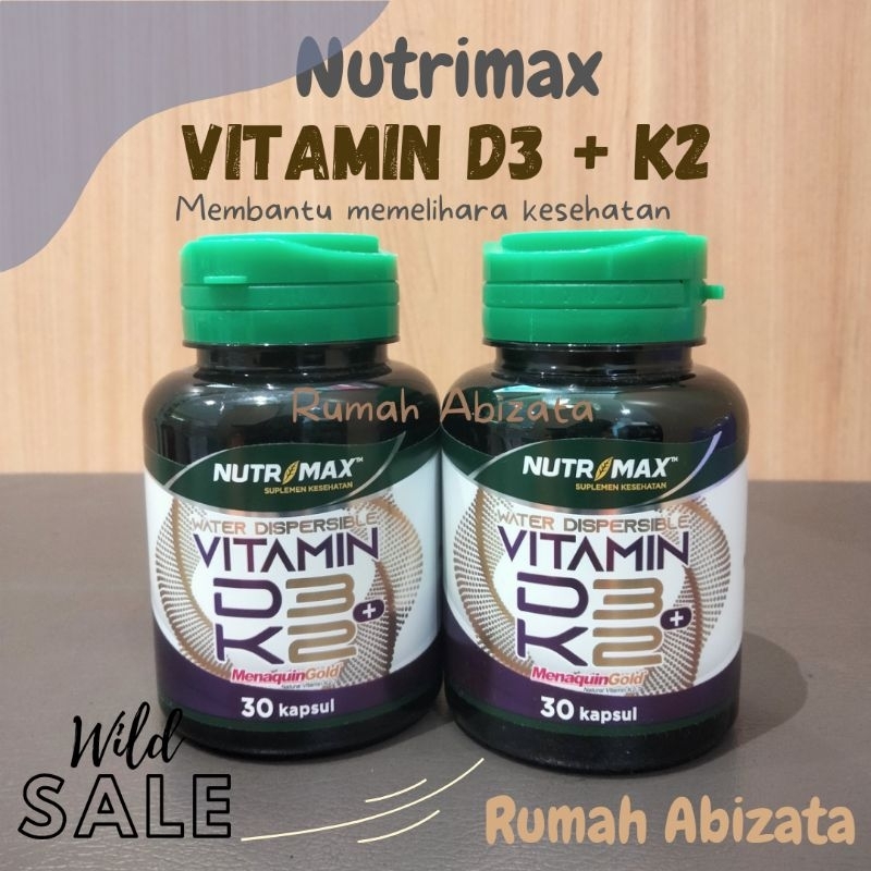 Jual NUTRIMAX VITAMIN D3 + K2 400 IU / 40 mcg Shopee Indonesia