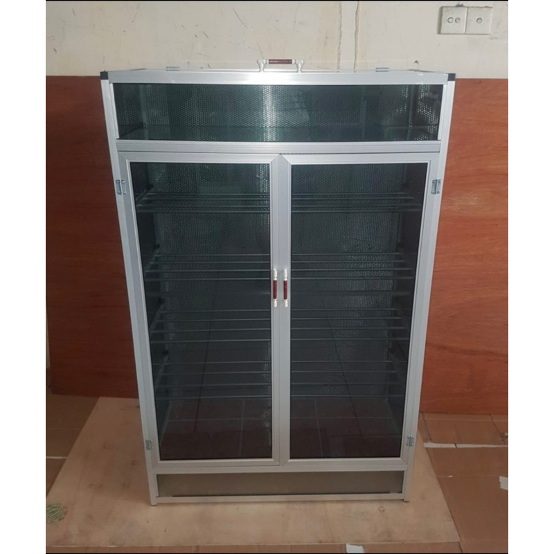 Jual Rak Sepatu Sendal Aluminium Pintu Kaca Shopee Indonesia