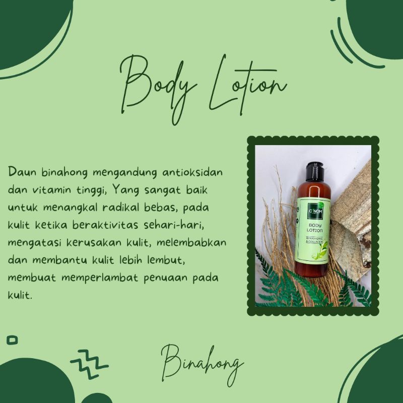 Jual BODY LOTION untuk kulit eksim atau kulit gatal (Lotion Binahong