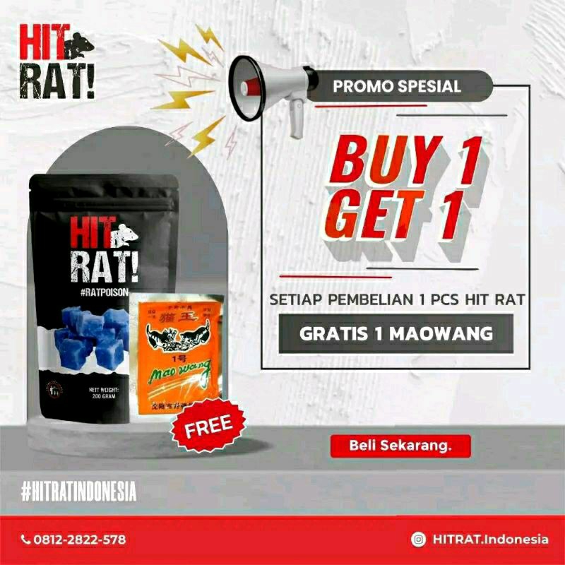 Jual BELI 1 GRATIS 1 RACUN TIKUS MAO WANG AMPUH MATI DI TEMPAT ...