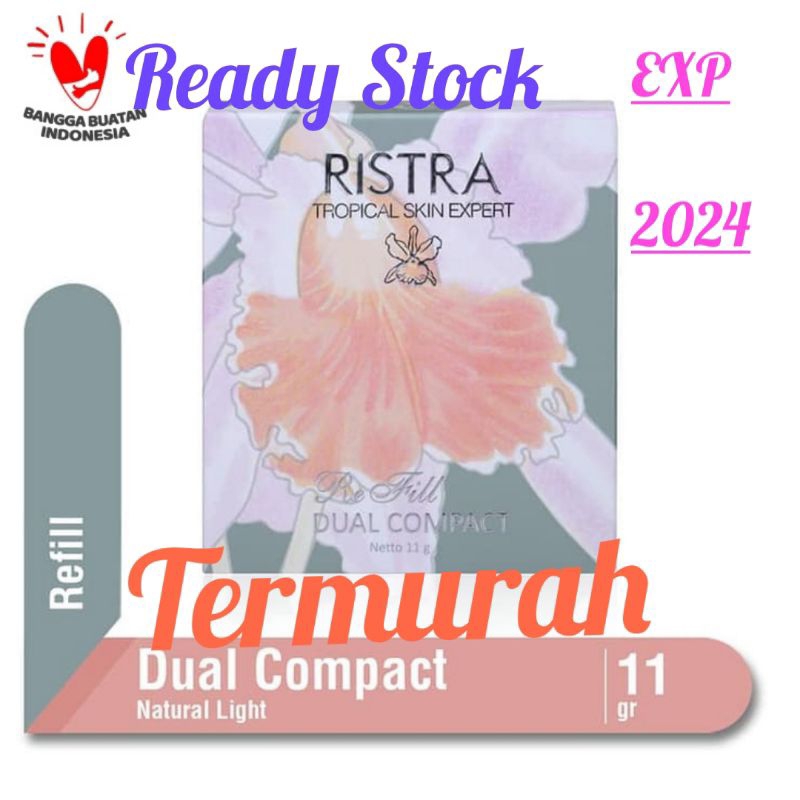 Jual RISTRA DUAL COMPACT REFILL (Ready stock 01B) | Shopee Indonesia