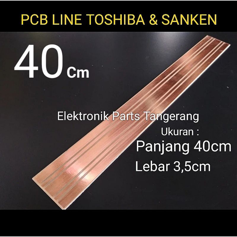 Jual PCB LINE TRANSISTOR SANKEN TOSHIBA 40cm PCB LINE SANKEN PCB LINE ...