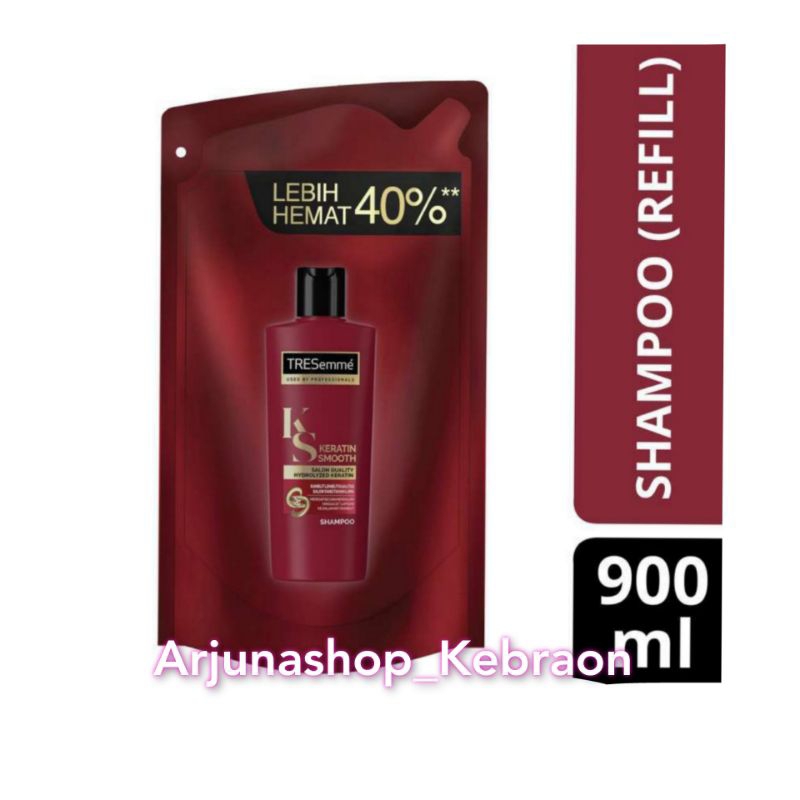 Jual Tresemme Shampoo Refill Keratin Smooth 900ml Shopee Indonesia 