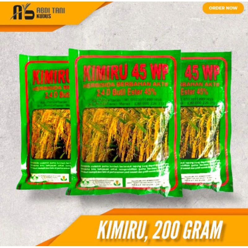 Jual HERBISIDA KIMIRU 45 WP 200 gram Herbisida Sistemik Purna Tumbuh ...