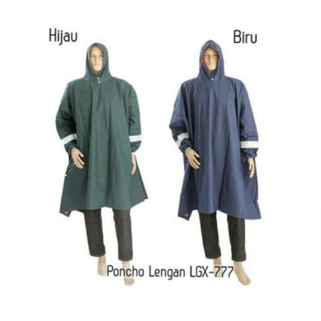 Jual Jas Hujan Poncho Lengan Pinguin Lgx Big Size Tanpa Celana