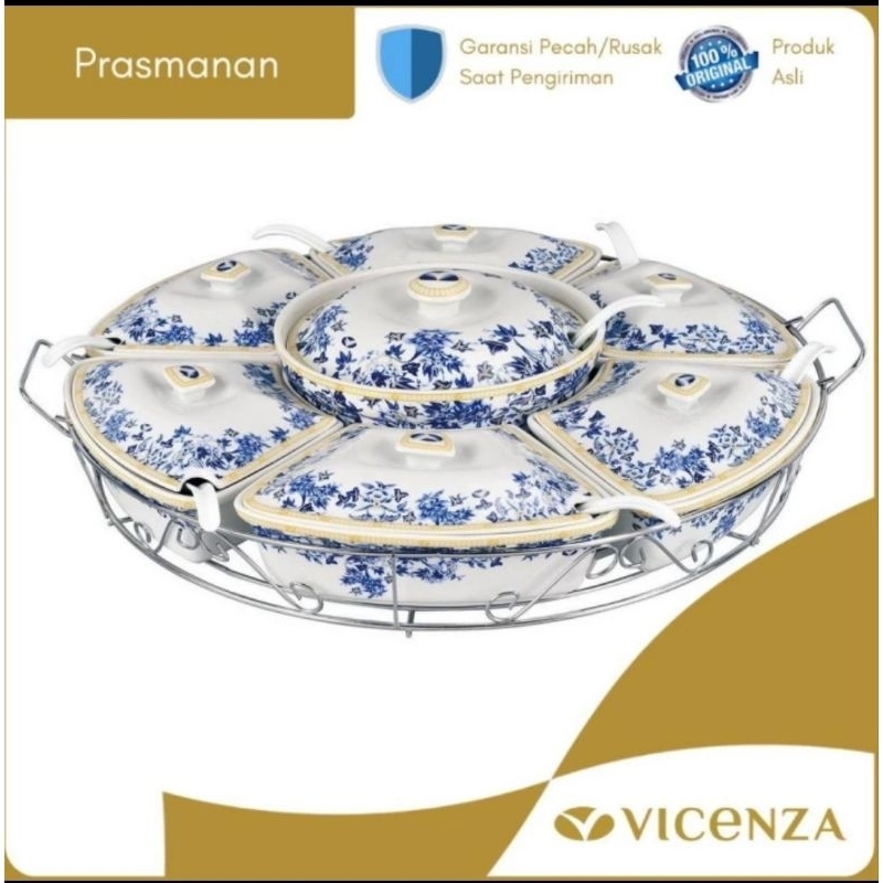 Jual VICENZA PRASMANAN SET 23PCS BA412 ( MOTIF MELATI, MAWAR ) | Shopee ...