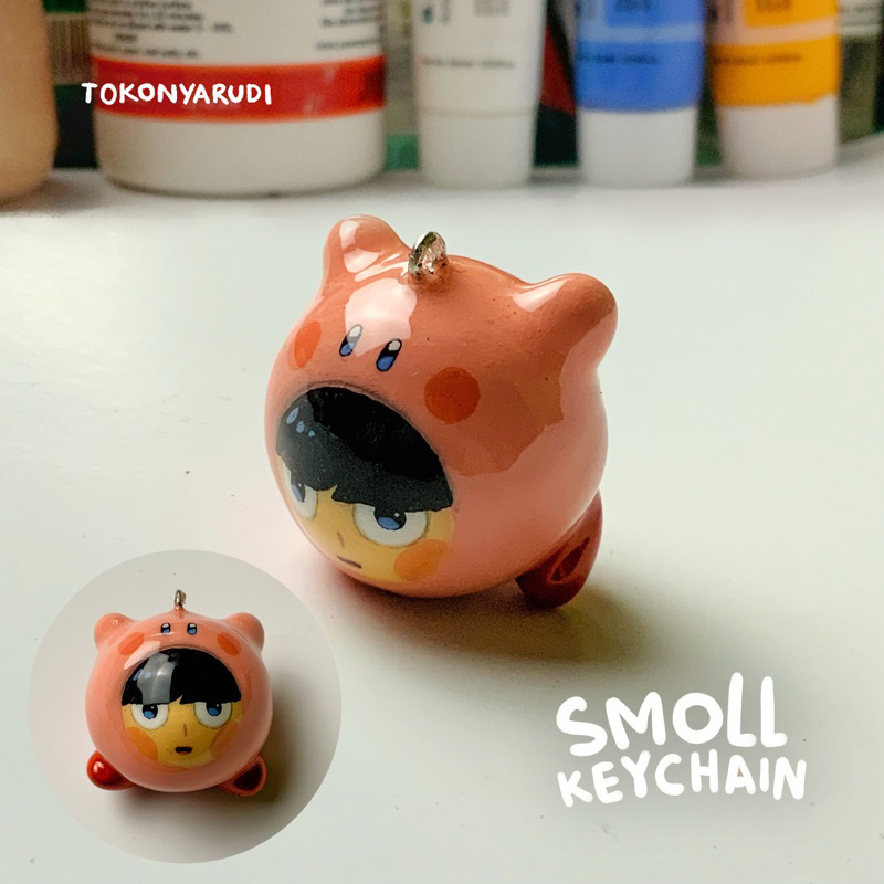 Jual Handmade cute smoll 3D art keychain by rudi Shopee Indonesia