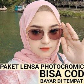 Frame Kacamata Wanita 6639 Lensa Blueycromic Lensa Photocromic Lensa Blueray Lensa Antiradiasi