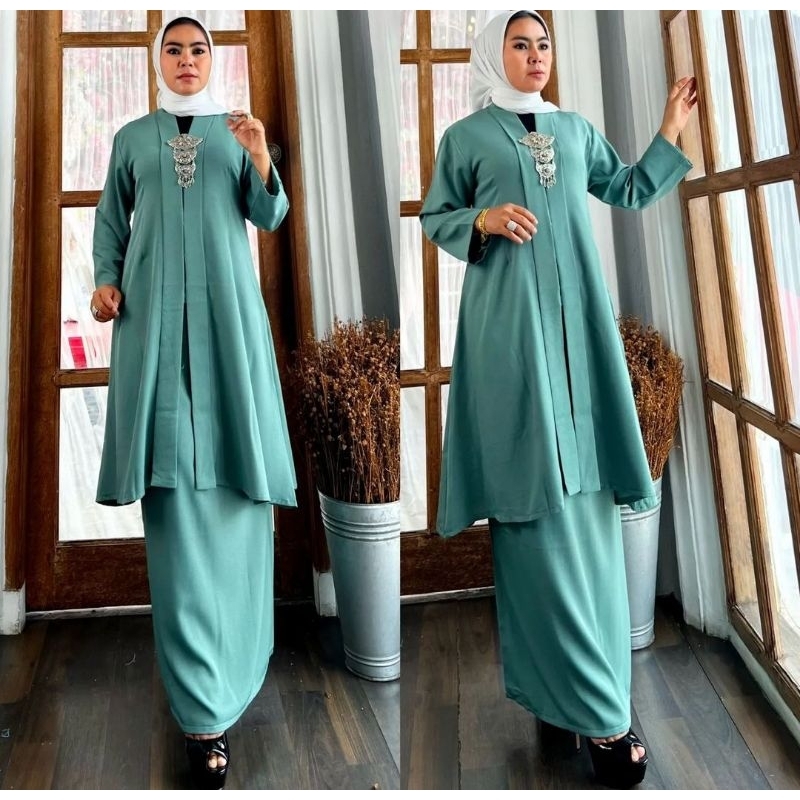 Jual Stelan Baju Kurung Mirajaya Baju Kurung Malaysia Kebaya Muslim Kebaya Tunik Kebaya