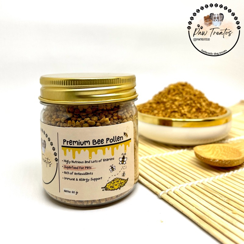 Jual Premium Natural Bee Pollen Superfood Vitamin For Dog And Cat Untuk ...