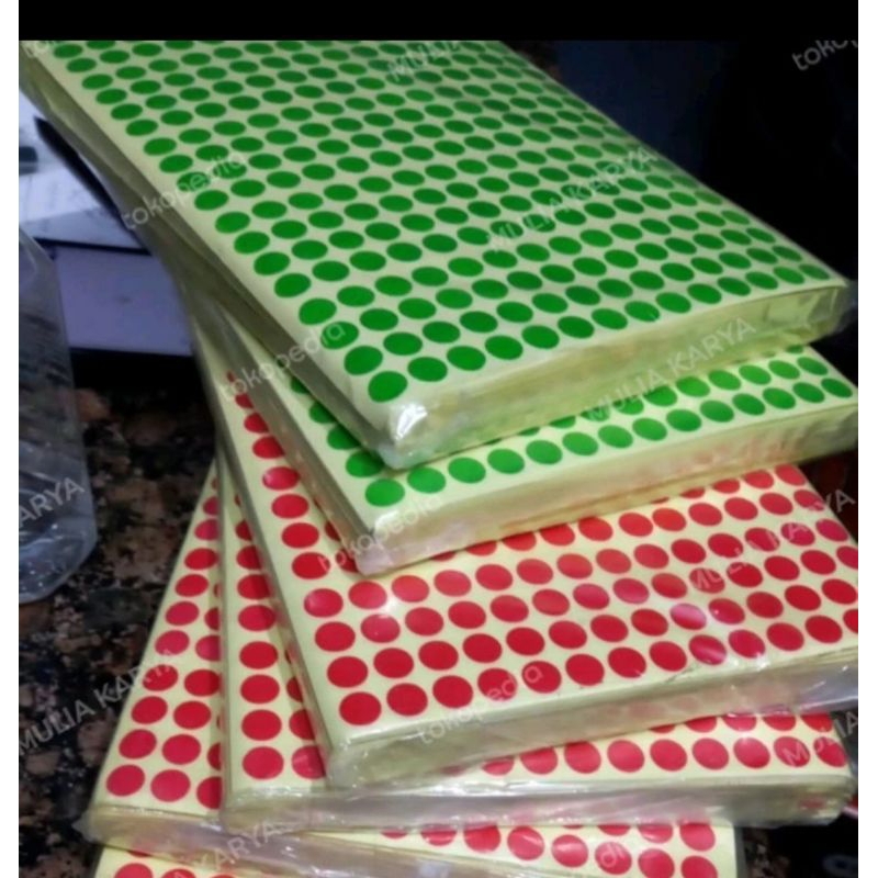 Jual Label Stiker Warna Bulat 10mm | Shopee Indonesia