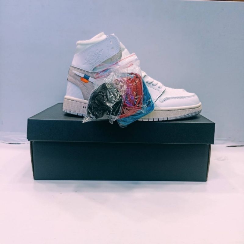 Jual SEPATU NIKE AIR JORDAN RETRO HIGH OG X OFF WHITE PREMIUM