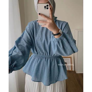 HIZA REEYA BLOUSE Wanita Cantik Blouse