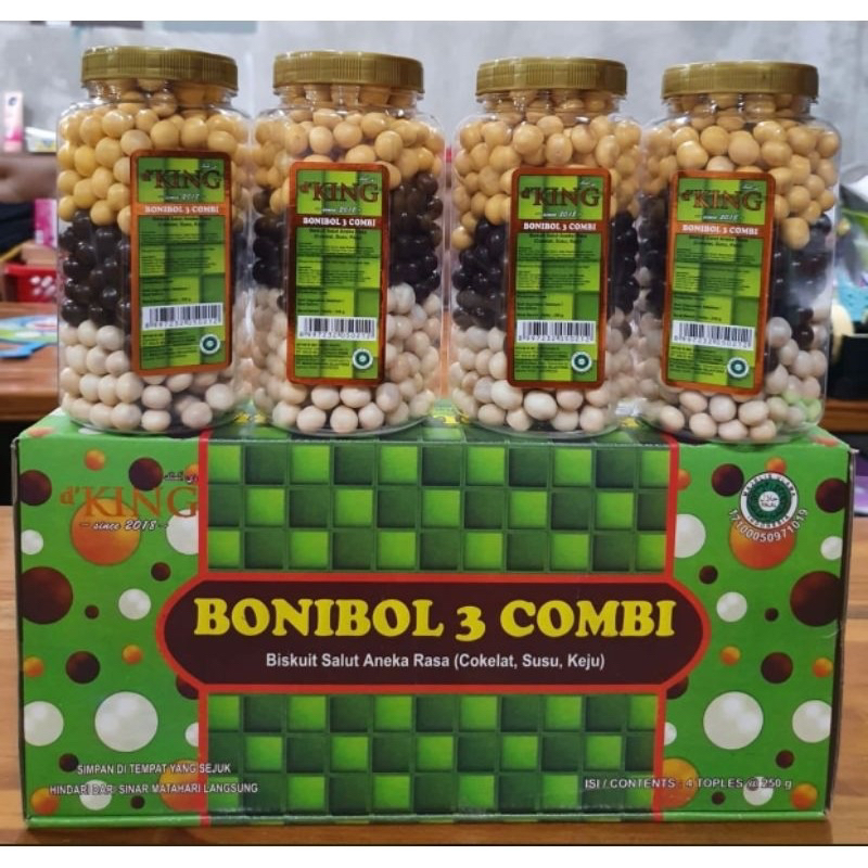 Jual 1 Dus 4 Toples Bonibol 3 Combi D King Cokelat Susu Keju Shopee Indonesia 5811