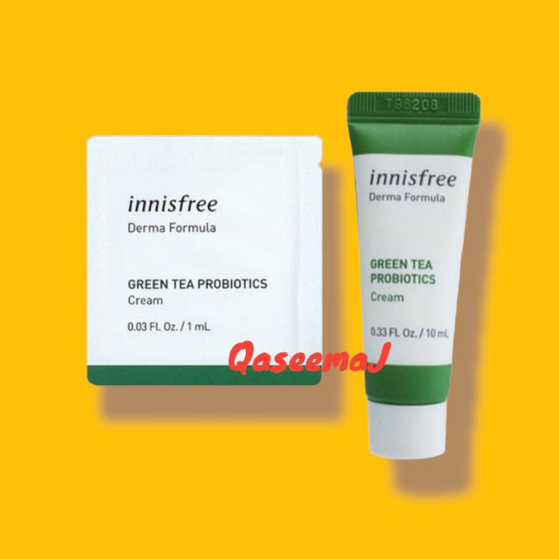 Jual INNISFREE Derma Formula green tea probiotics sample sachet tube