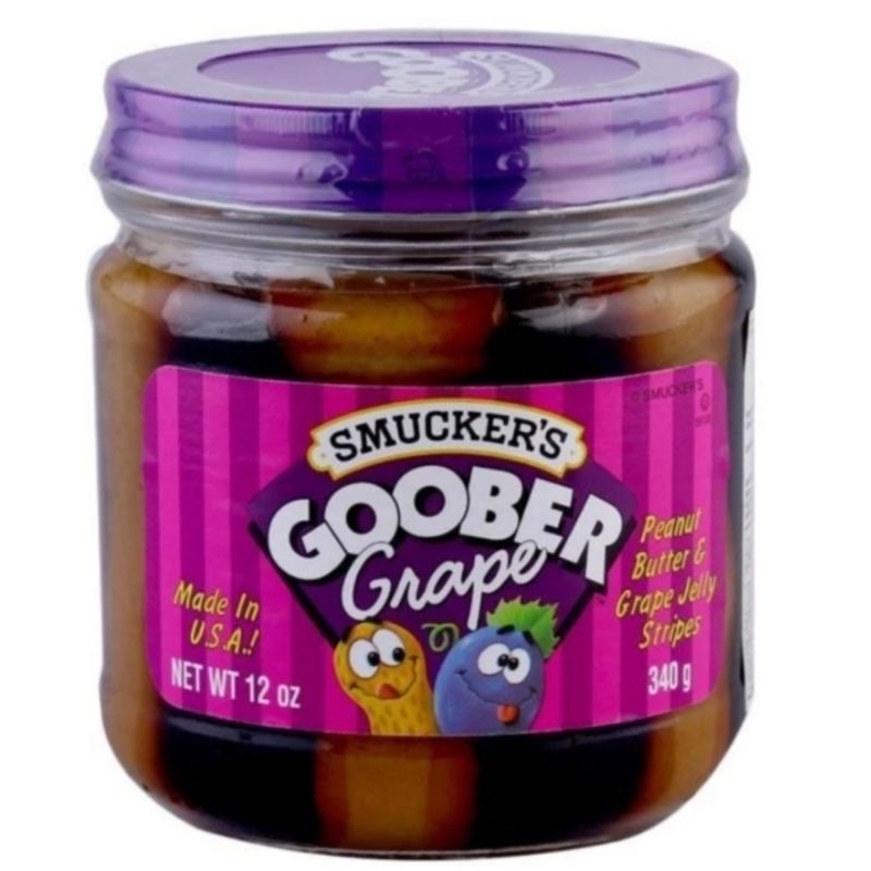 Jual Smucker's Smuckers Goober Grape Strawberry Jam 510g PB&J Selai ...