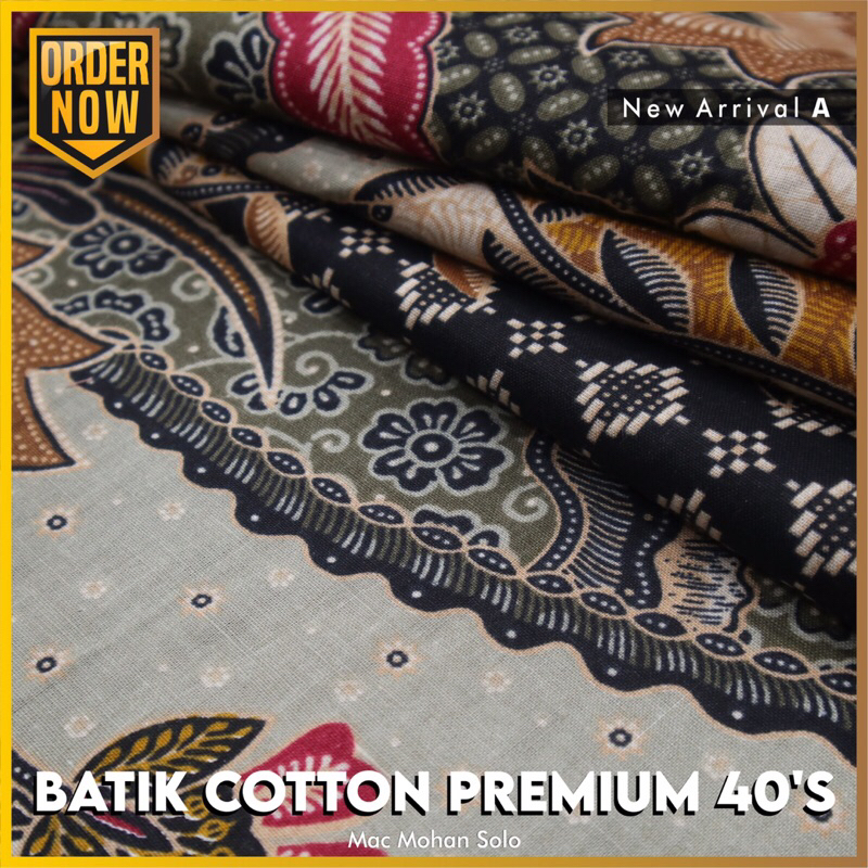 Jual [NEWEST ARRIVAL] BATIK COTTON PREMIUM 40’s KAIN BATIK KATUN MOTIF ...