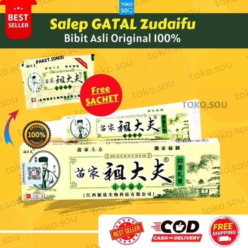 Jual Salep Zudaifu Obat Gatal Kutu Air Eksim Kurap Kudis Kadas Scabies