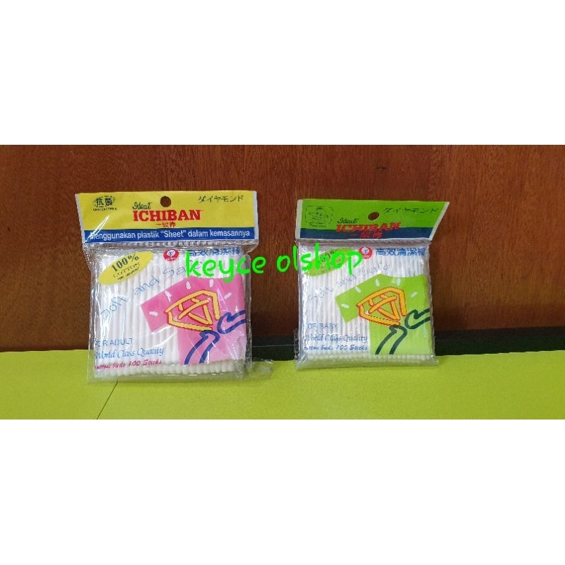 Jual Cotton bud Ichiban 100 stick Shopee Indonesia
