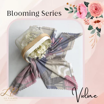 La Vierra Blooming Series Hijab Segiempat Printing