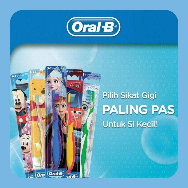 Jual Oral B Sikat Gigi Anak Stages 1 2 3 4 Sikat Gigi Oral B Sikat Gigi ...