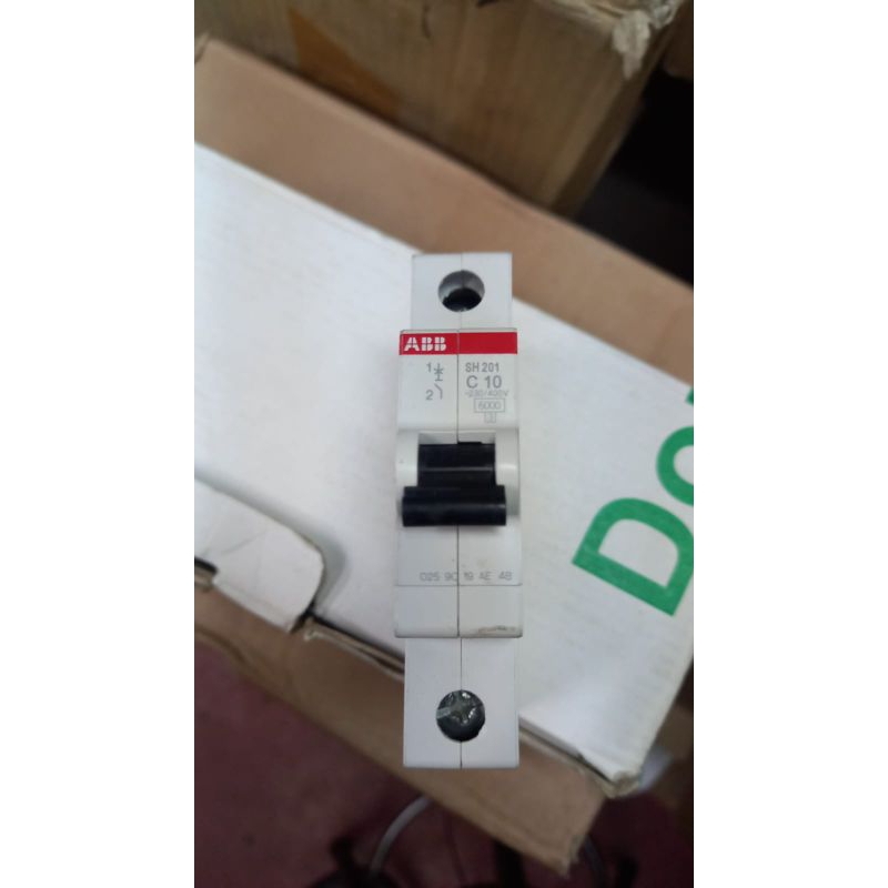 Jual MCB ABB 1PAS 10 amper ABB C10 | Shopee Indonesia