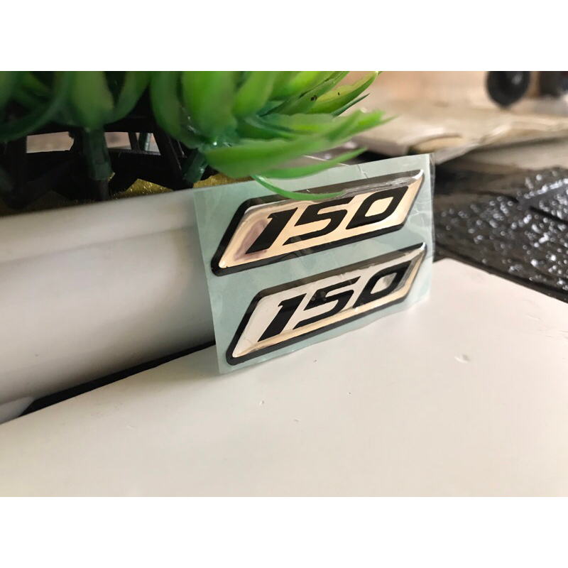 Jual Sticker emblem cc motor 3D stiker 125 150 155 | Shopee Indonesia