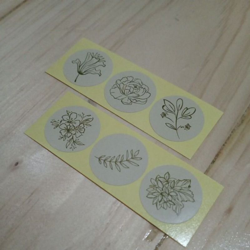 Jual Sticker Bulat (6 pcs - diameter 2,5 cm) | Shopee Indonesia