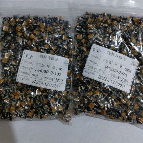 Jual HARGA PER ( 50PCS ) VR KUNING - 1K 10K 50K 100K 220R 500R | Shopee ...