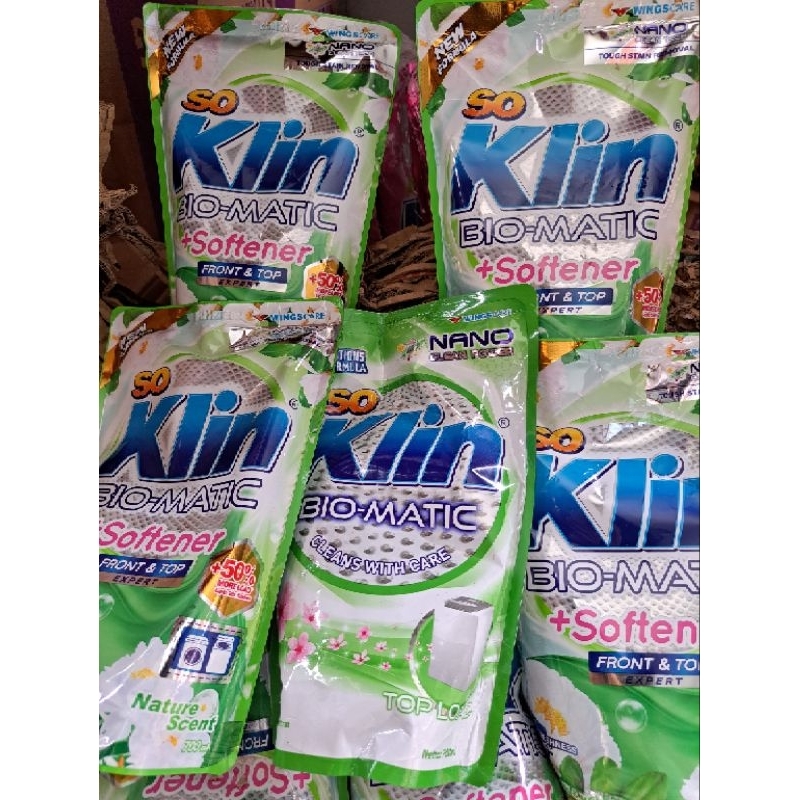 Jual Soklin Detergen Bio-Matic +Softener 700ml | Shopee Indonesia