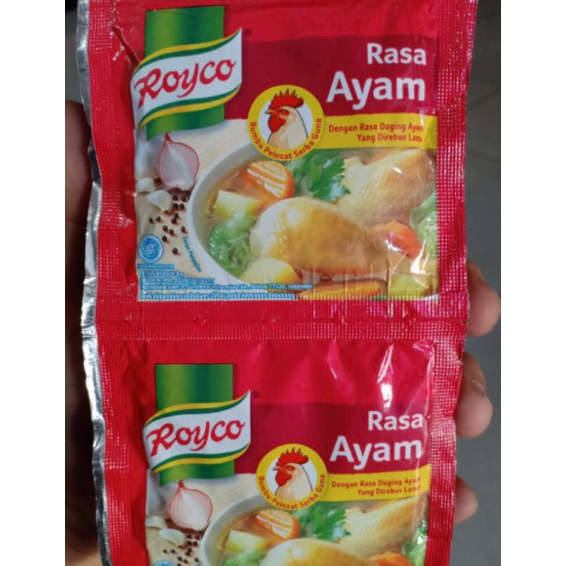 Jual ROYCO Rasa ayam dan sapi/kemasan renteng(12pcs) | Shopee Indonesia
