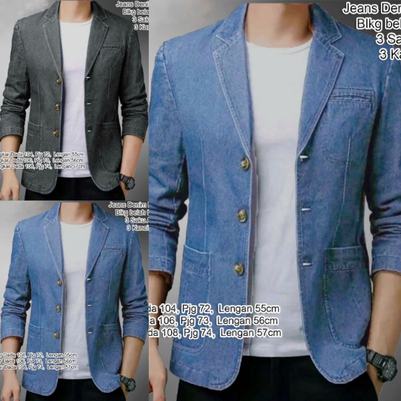 jual-blazer-cowok-jeans-ukuran-size-m-l-xl-warna-hitam-black-biru-muda