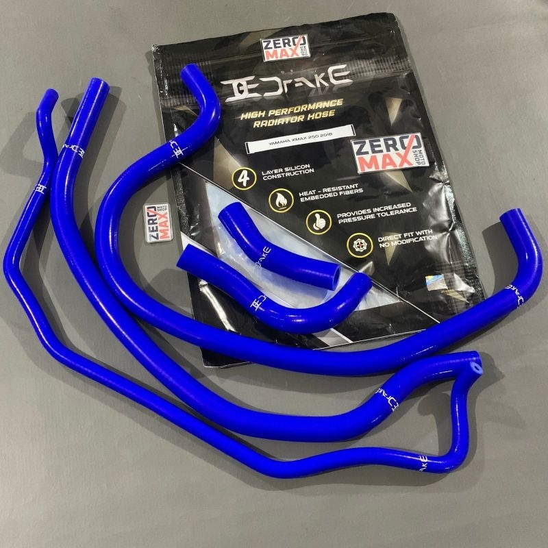 Jual Selang Radiator Hose Kit DRAKE Original Yamaha XMAX X-MAX 250 Biru ...