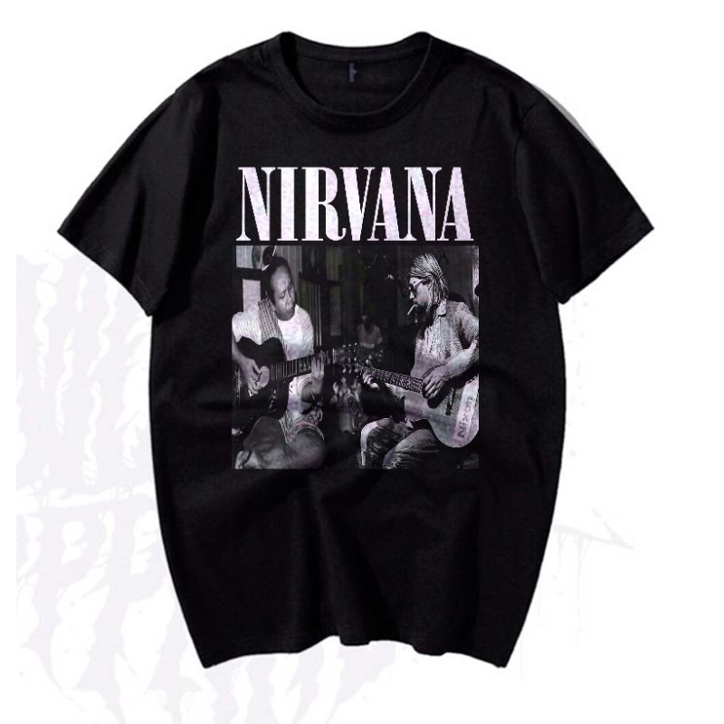 T-shirt Nirvana Kurt Cobain - Lunettes Et Chapeau, Couleurs Variées