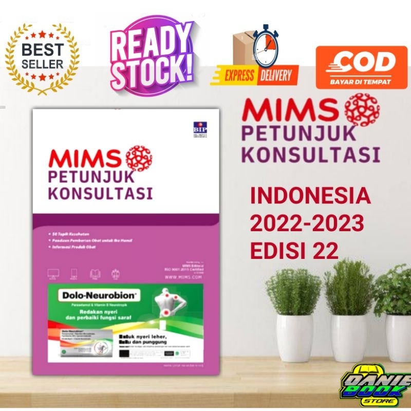 Jual BUKU MIMS PETUNJUK KONSULTASI EDISI 22 INDONESIA 20222023 EDISI