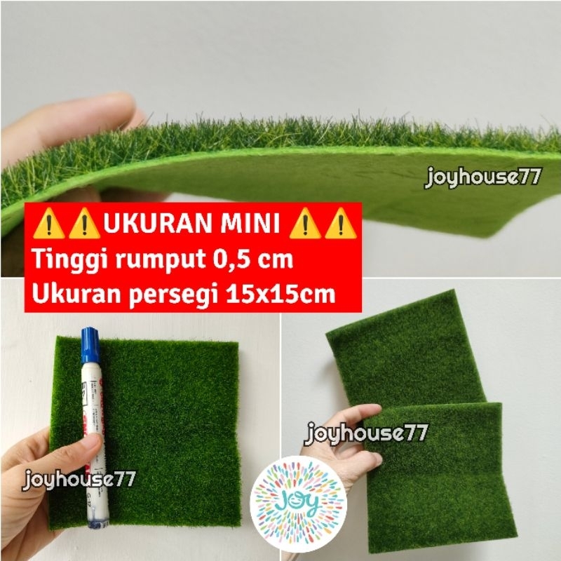 Jual 1pc Karpet Rumput Lembaran tebal 5mm Sintetis Bahan Alas Maket ...