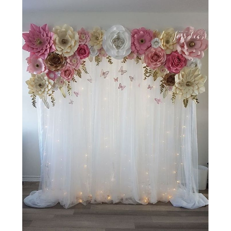 Jual BACKDROP TERBARU DOBEL TILE TANPA KAIN UKURAN TINGGI 150 X LEBAR ...