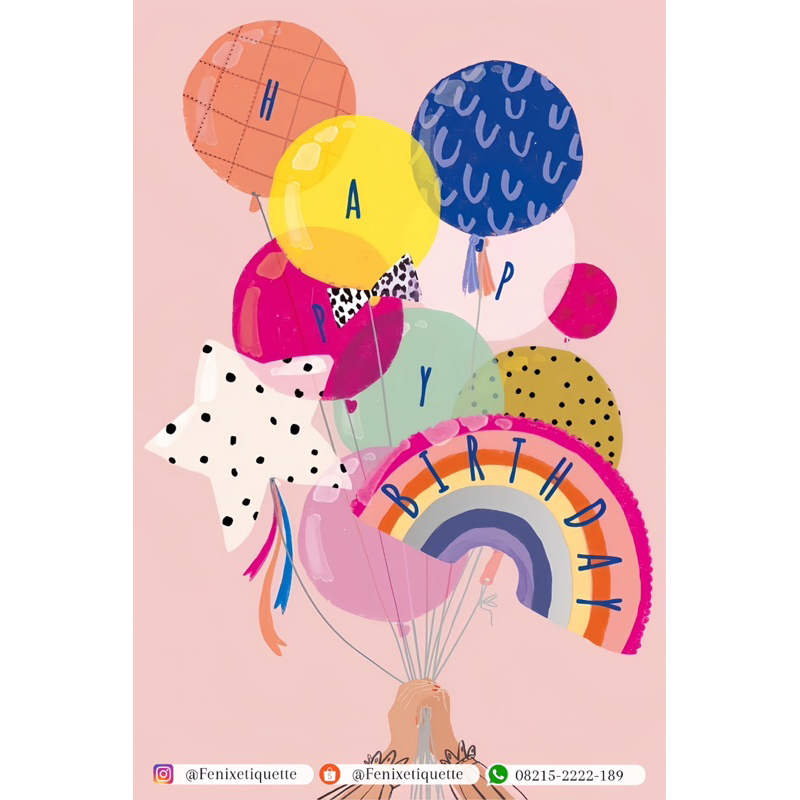 Jual Birthday Card (Kartu Ucapan Ulang Tahun) | Shopee Indonesia