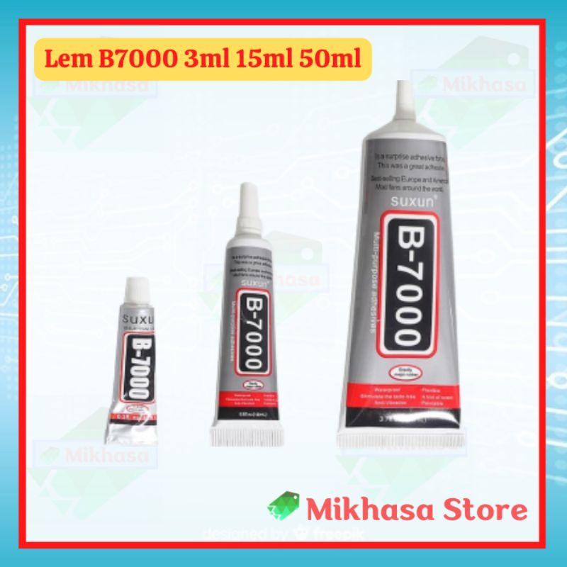 Jual Tools Lem Perekat Lcd Touchscreen B7000 50ml 15ml 3ml | Shopee ...