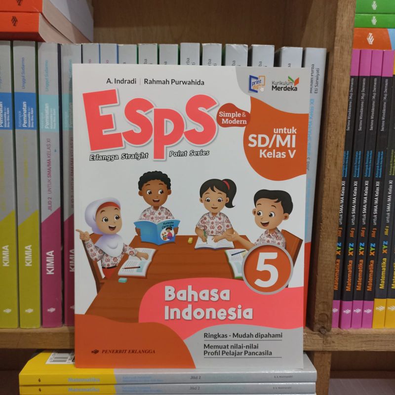 Jual Buku ESPS Bahasa Indonesia Kelas 5 SD/MI kurikulum Merdeka ...
