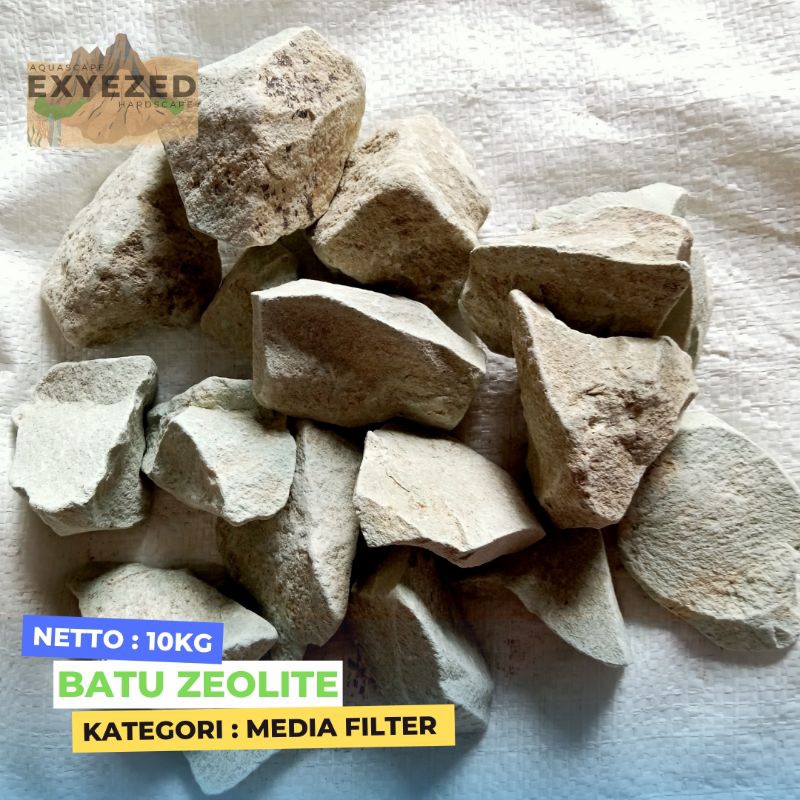 Jual Batu Zeolite Zeolite Jeolit Media Filter Penjernih Air Kolam