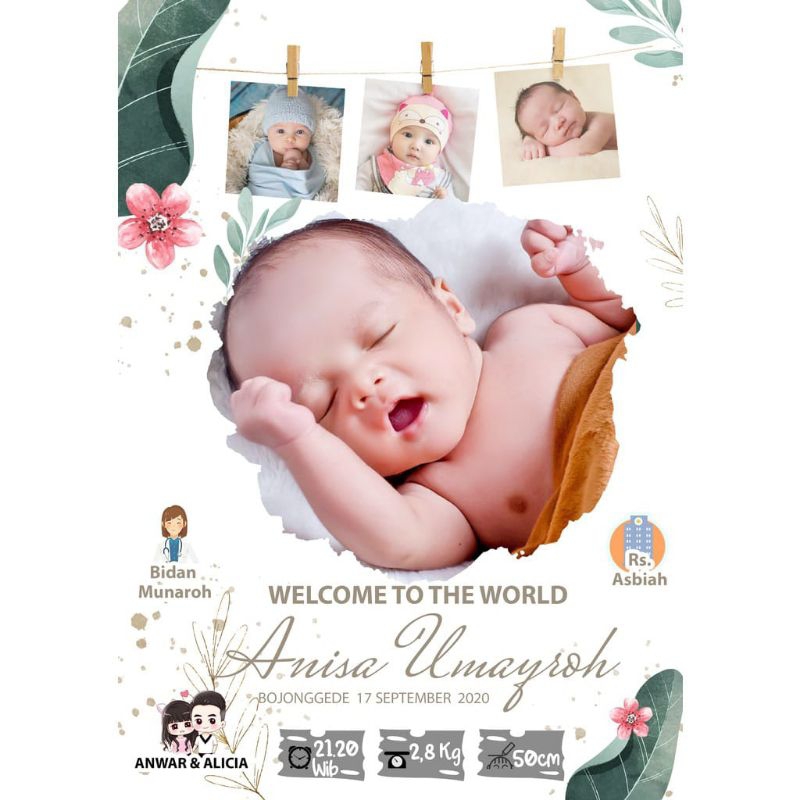 Jual FIGURA FOTO BABYFRAME/BIODATA BAYI 10R | Shopee Indonesia