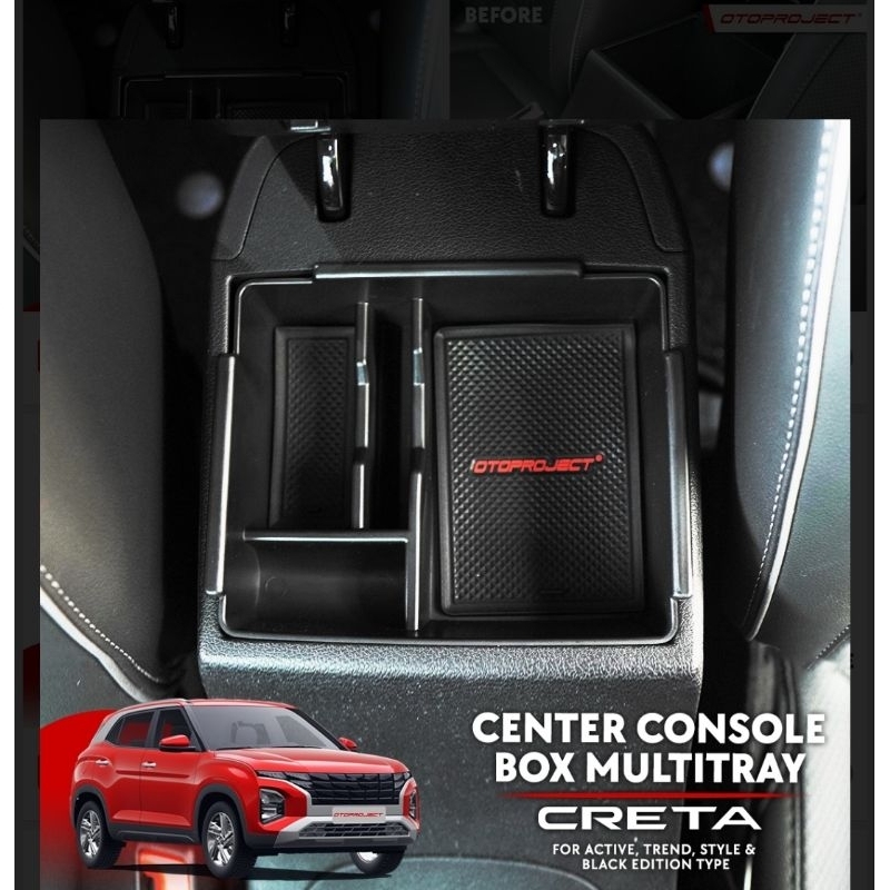 Jual Multi tray / Console Box Tambahan Otoproject Creta non prime ...