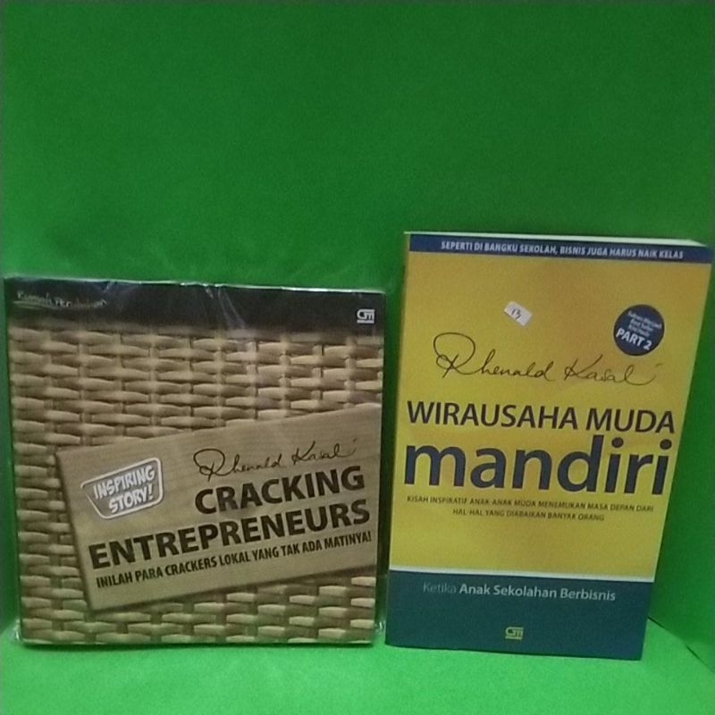 Jual Jual Buku Rhenald Kasali Inspiring Story Cracking Entrepreneurs