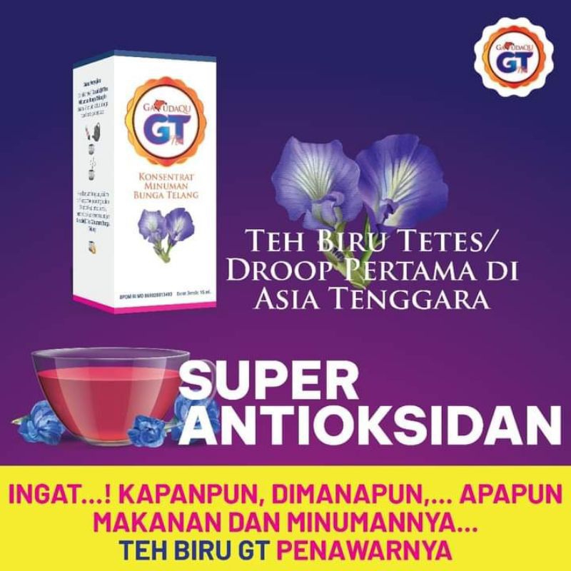 Jual GT Teh biru bunga telang by PT Garudaqu | Shopee Indonesia