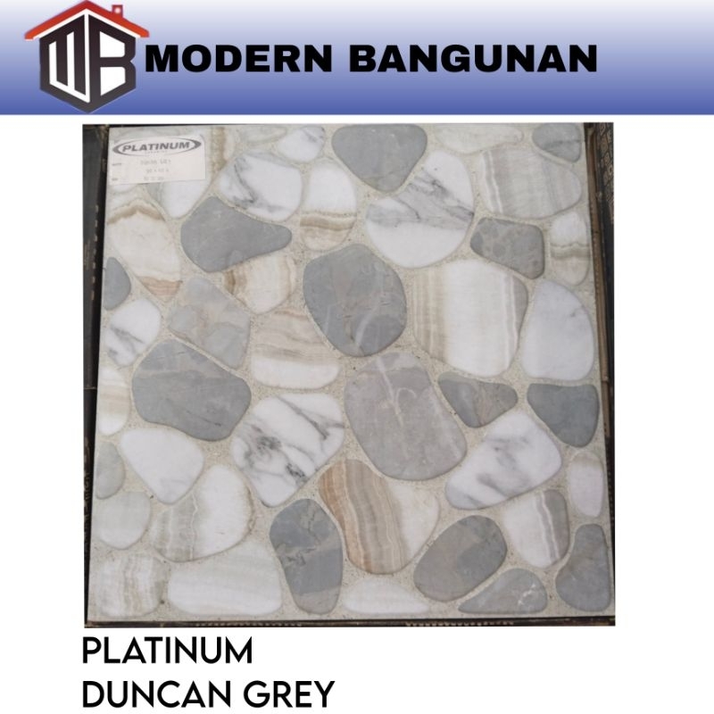 Jual Keramik Lantai 50x50 Platinum Duncan Grey Kw1 Shopee Indonesia